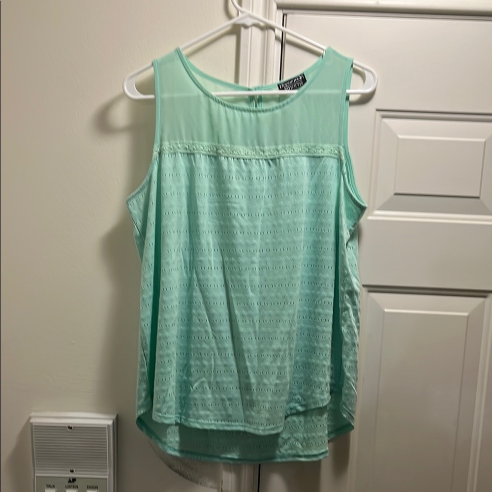 Cato Green Sleeveless Tank Top